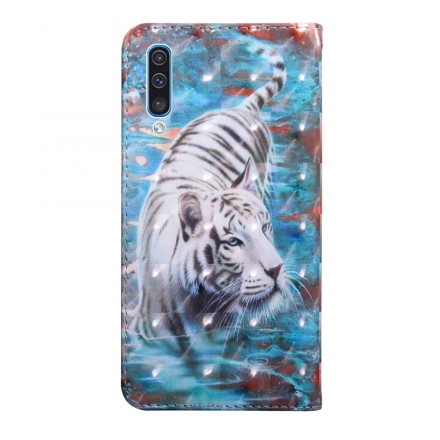Samsung Galaxy A50 Tiger na capa da água