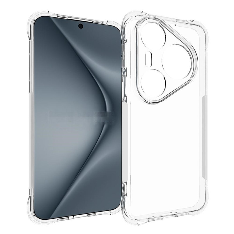 Capa reforçada transparente para Huawei Pura 80 Pro