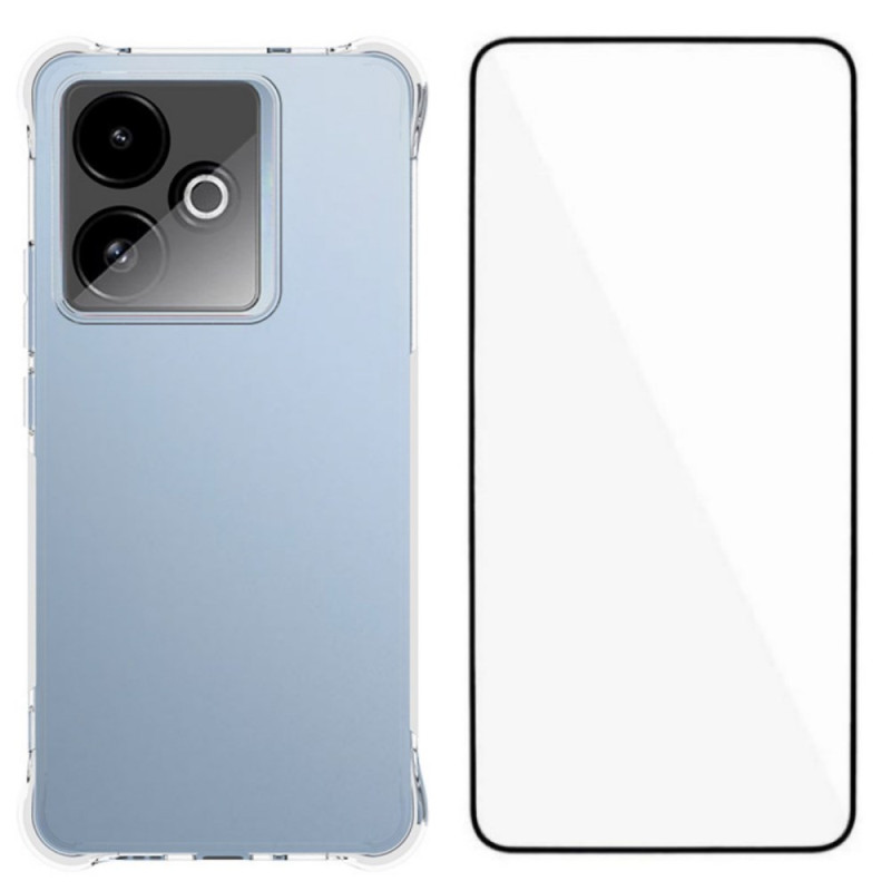 Realme GT 7T Revestimento transparente reforçado com protetor de ecrã