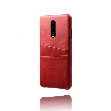 Capa de cartão de efeito coureiro OnePlus 7