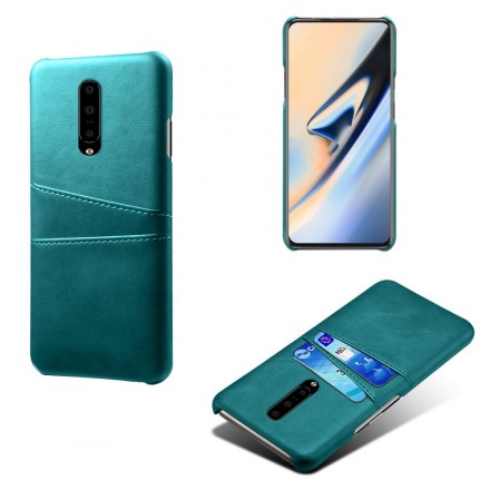 Capa de cartão de efeito coureiro OnePlus 7