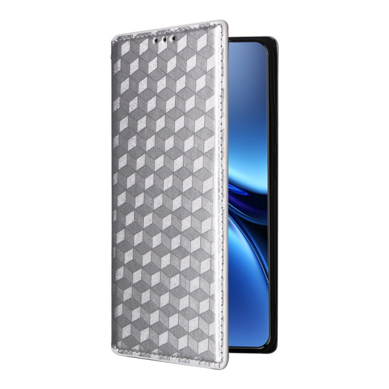 Capa Flip Cover Vivo X200 Pro Padrão de diamante