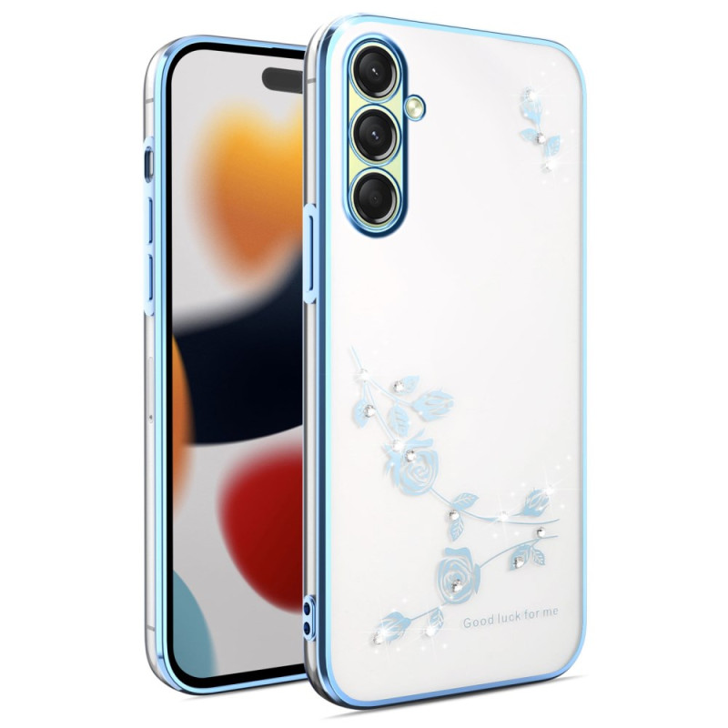 Capa para Samsung Galaxy S26 Strass e Flores KADEM