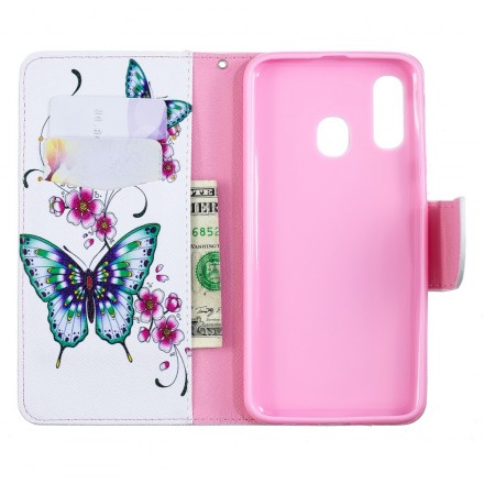 Samsung Galaxy A40 Case Butterflies