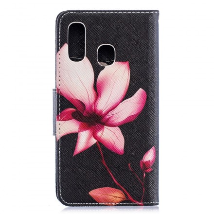 Samsung Galaxy A40 Case Pink Flower