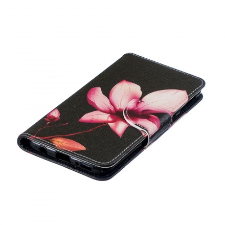Samsung Galaxy A40 Case Pink Flower