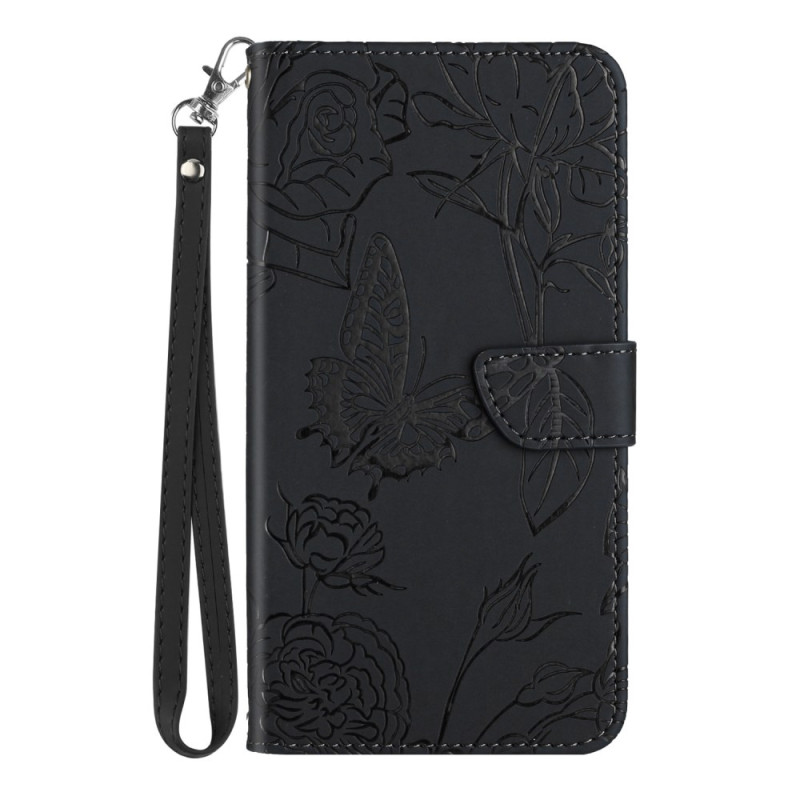 Capa para Samsung Galaxy S26 Ultra Strap Butterfly Print