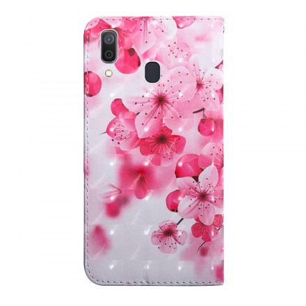 Capa Samsung Galaxy A40 Pink Flower