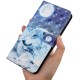 Capa Samsung Galaxy A40 Wolf com luz da lua