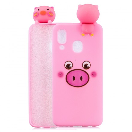 Samsung Galaxy A40 Case Apollo the Pig 3D