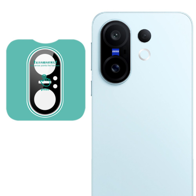 Protecção para lente
 protetora de vidro temperado para Vivo X200 FE Moldura de posicionamento automático (versão preta)