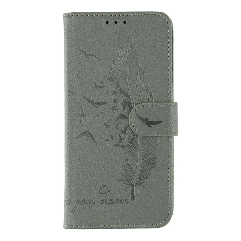 Capa com padrão de penas para OnePlus 15