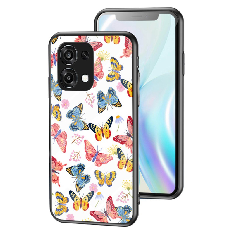 Capa de vidro temperado Oppo A6 Pro 5G Borboletas