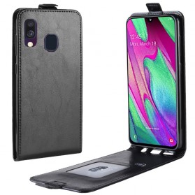 Capa de Efeito Couro Dobrável Samsung Galaxy A40