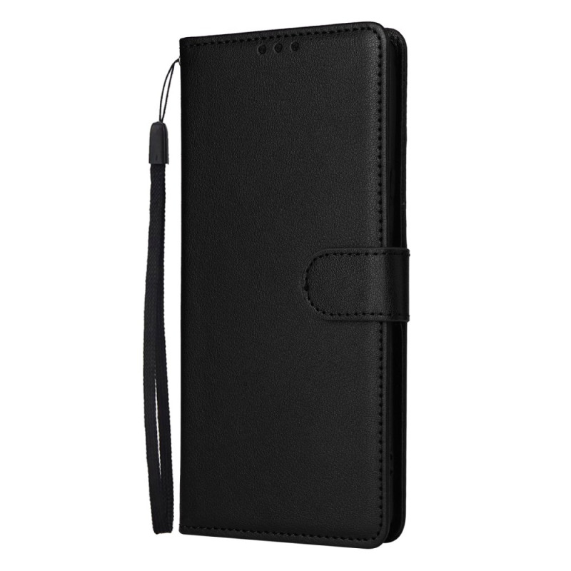 Capa Oppo A5 5G / 4G em couro sintético liso