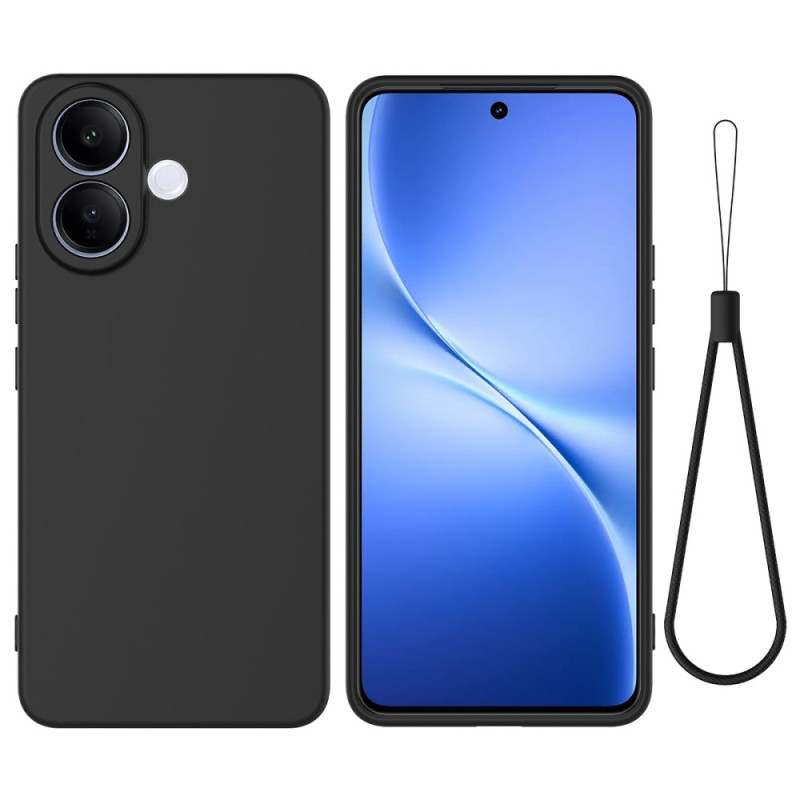 Coque Vivo V60 Lite Silicone Liquide à Lanière