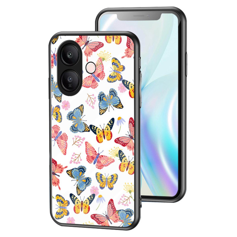 Vivo V60 Lite Capa de vidro temperado Borboletas