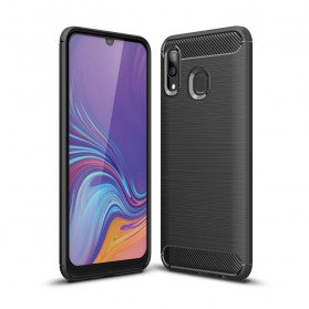 Capa de fibra de carbono escovada Samsung Galaxy A40