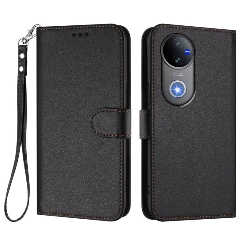 Vivo V50 5G / V50e 5G Capa
 com bracelete em pele simulada