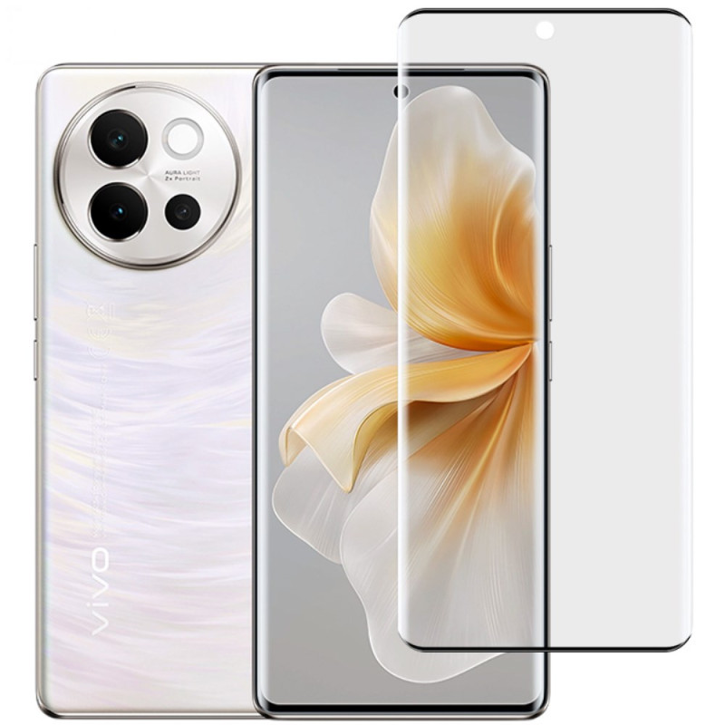 Proteção de vidro temperado curvo para o ecrã do V40 Lite 5G