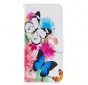 Samsung Galaxy A70 Case Butterflies e Flores pintadas