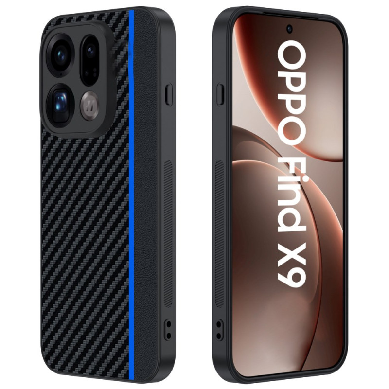 Capa com textura de fibra de carbono Oppo Find X9 5G