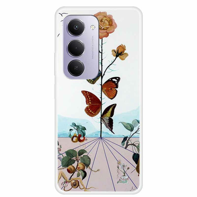 Capa para Xiaomi Redmi 15 4G Borboletas e Flores