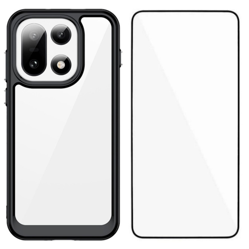 Capa híbrida para OnePlus 15 com protetor de ecrã