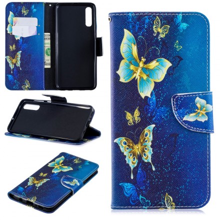 Capa Gold Butterfly A70 da Samsung Galaxy