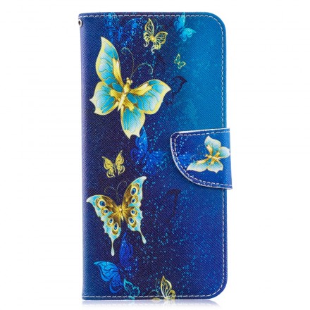 Capa Gold Butterfly A70 da Samsung Galaxy