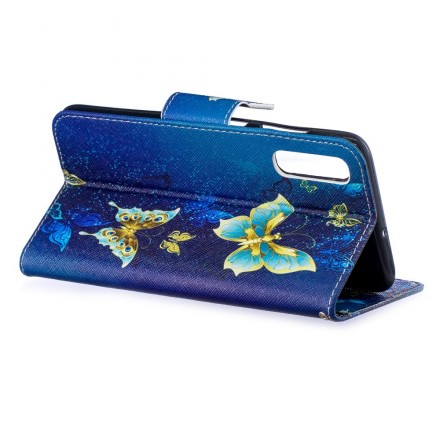 Capa Gold Butterfly A70 da Samsung Galaxy