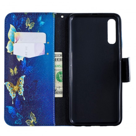 Capa Gold Butterfly A70 da Samsung Galaxy