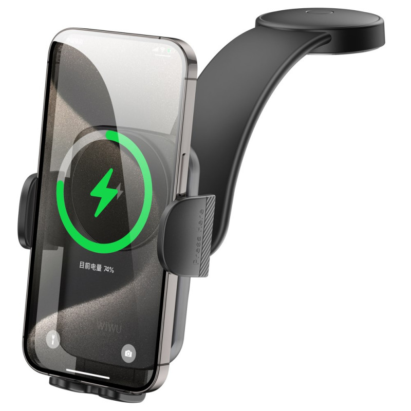 Suporte de 15W para automóvel com aperto automático WIWU