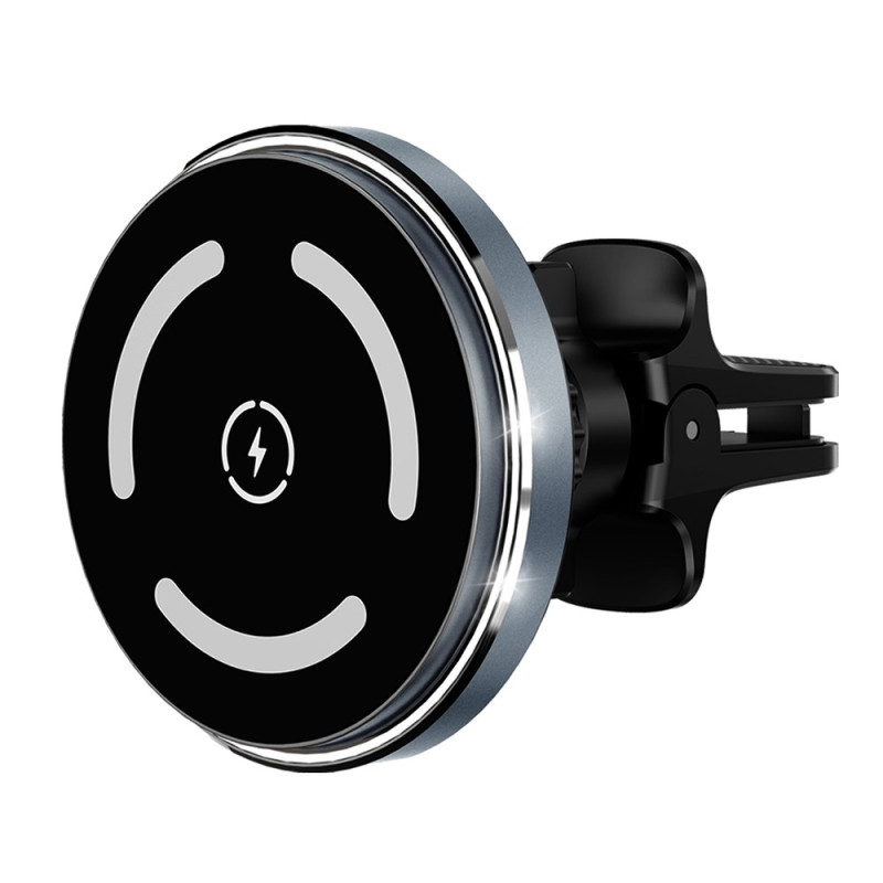 Suporte magnético para telefone de 15 W com luz ambiente