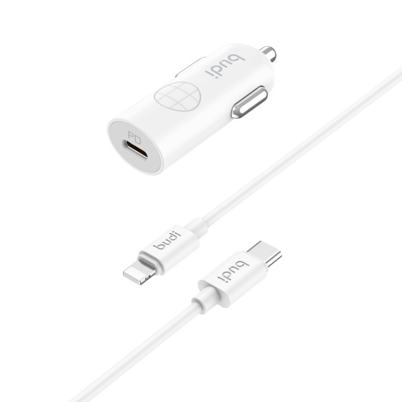 Carregador de isqueiro USB-C de 33 W com cabo Lightning de 1,2 m