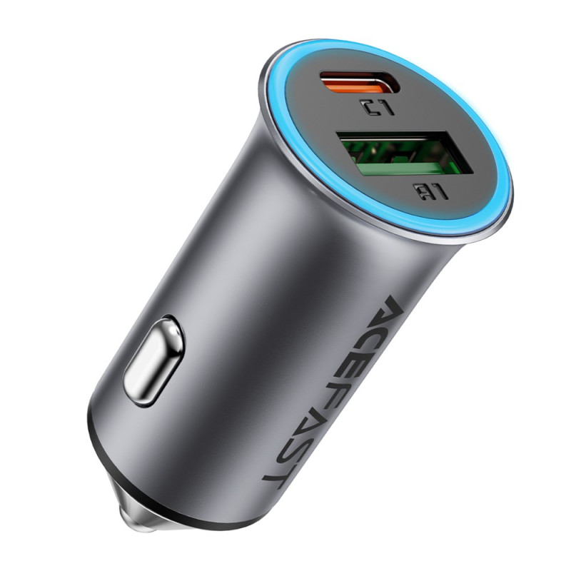 Carregador de isqueiro ACEFAST 95W de porta dupla USB-A e USB-C