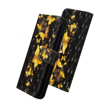 Samsung Galaxy A70 Case Yellow Butterflies