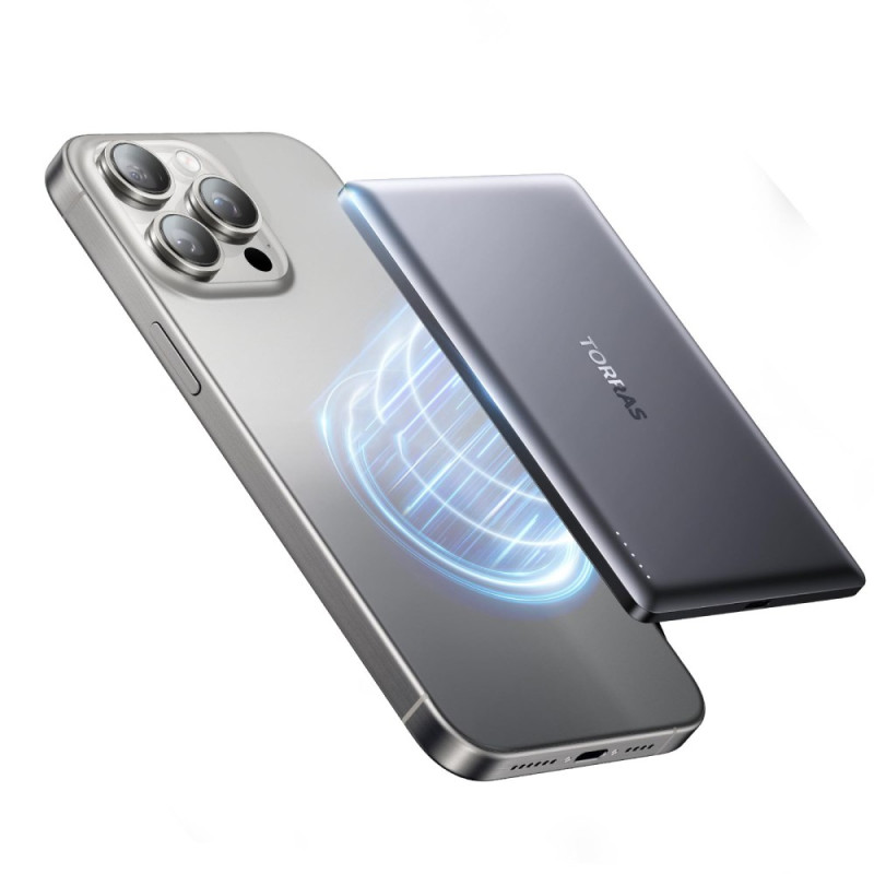 Bateria externa MagSafe 5000mAh TORRAS Minimag