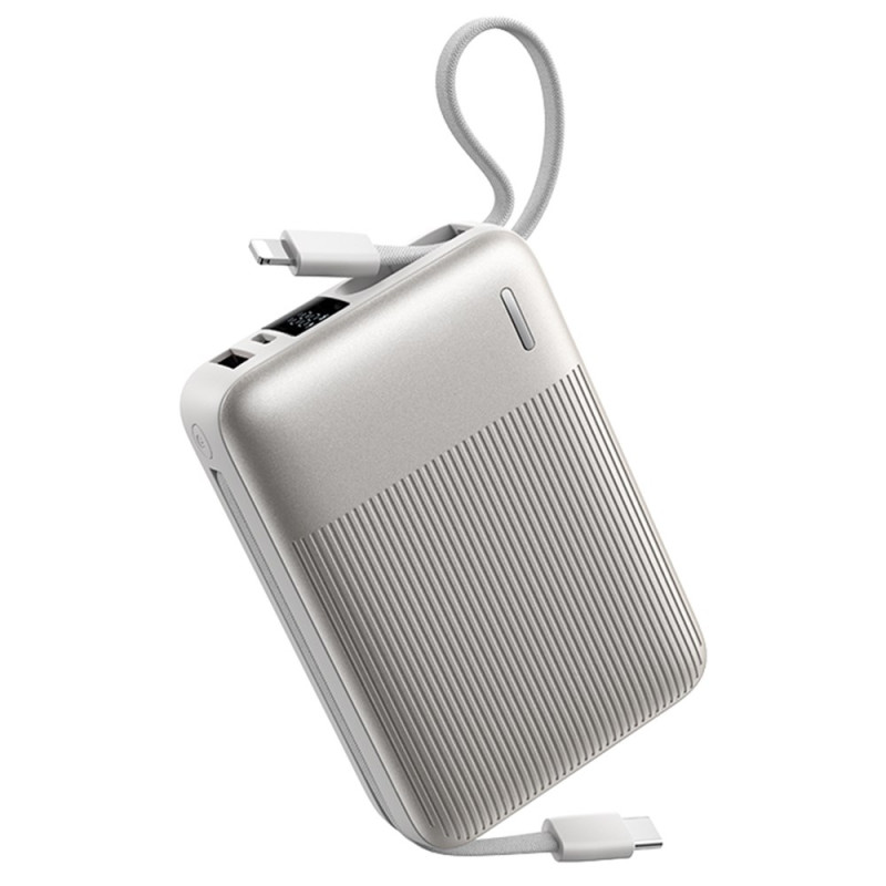 Bateria externa REMAX 20000mAh 22,5W com cabos integrados