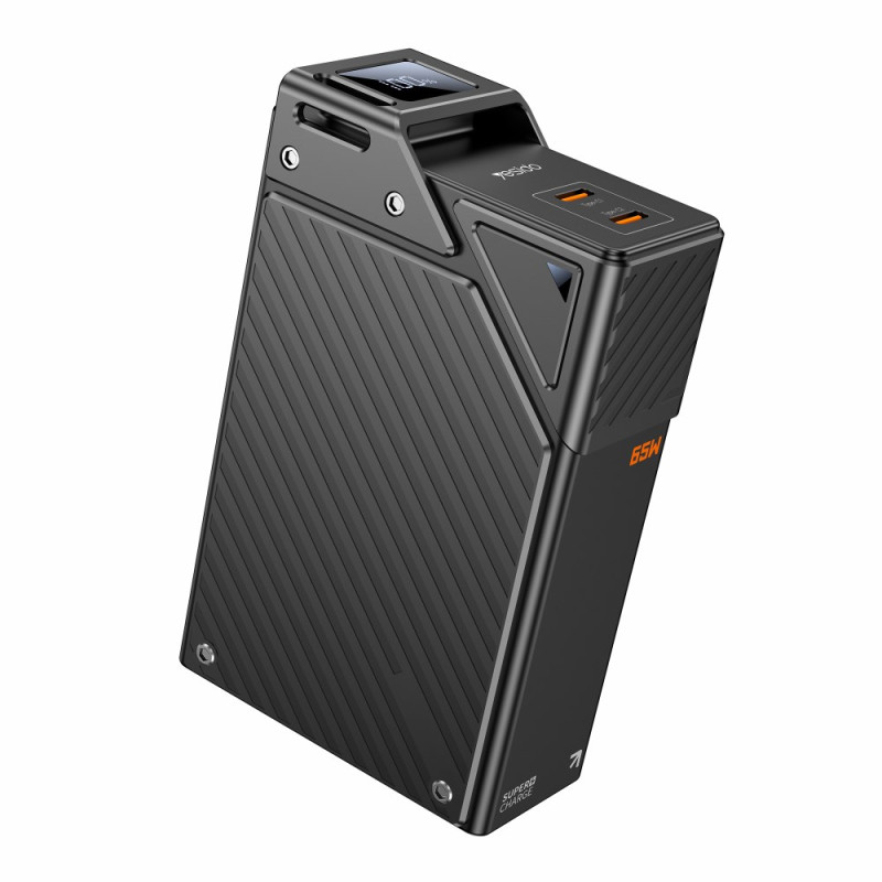 Bateria externa de 20000mAh 65W (smartphone e computador portátil) com correia