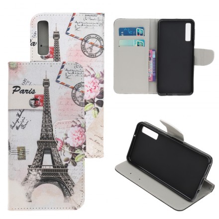 Capa Retro da Torre Samsung Galaxy A70 Eiffel