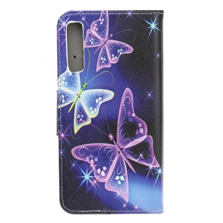 Samsung Galaxy A70 Case Butterflies e Flores