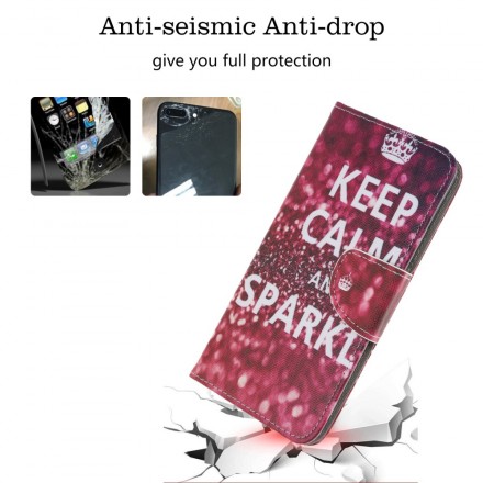 Capa Samsung Galaxy A70 Keep Calm and Sparkle