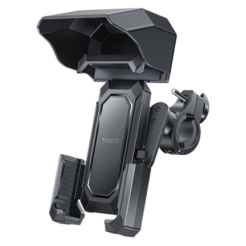 YESIDO Suporte para telemóvel de bicicleta com para-sol