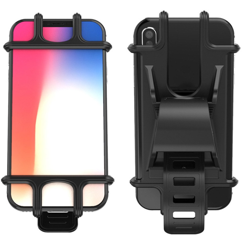 Suporte universal para telemóvel de bicicleta com correia