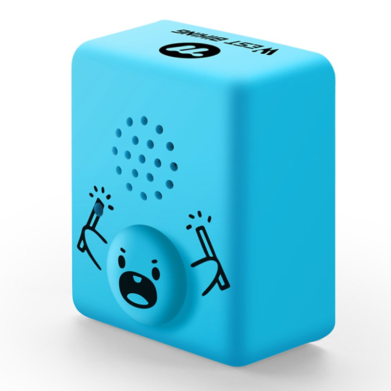 Campainha de bicicleta eléctrica de 120dB com gravação de áudio WEST BIKING