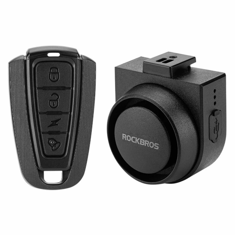Campainha antirroubo para bicicletas eléctricas IPX5 com controlo remoto ROCKBROS