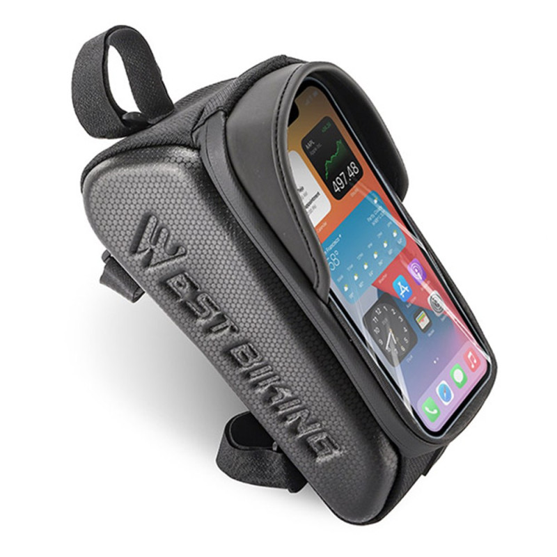 Saco para quadro de bicicleta com ecrã tátil 0.8L WEST BIKING