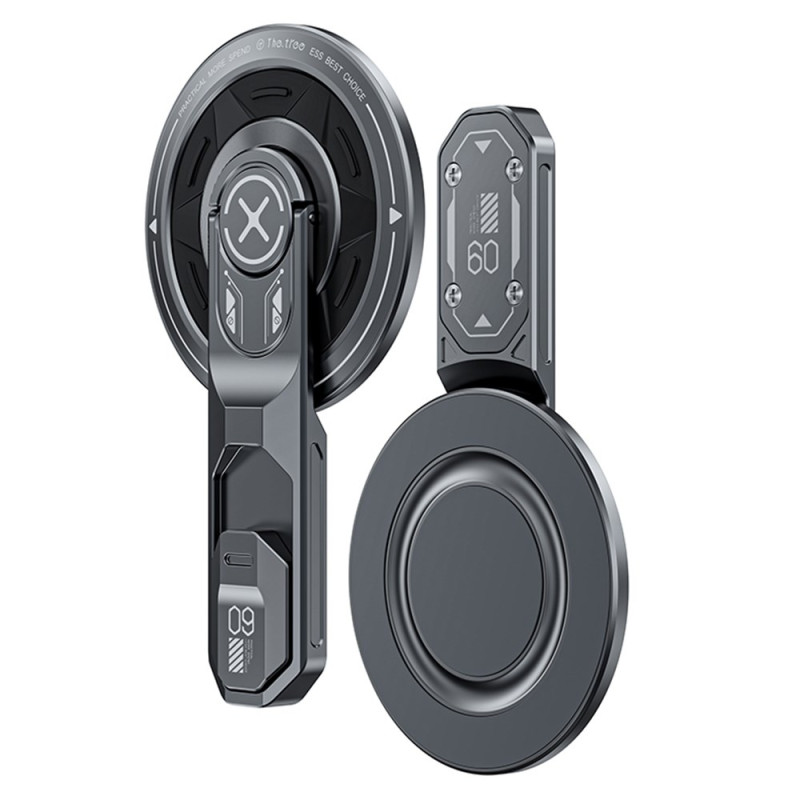 Suporte magnético para telemóvel de 360° com anel adesivo