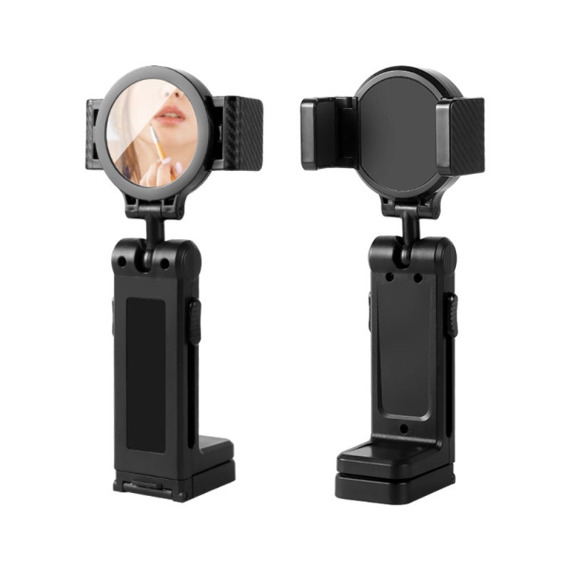 Suporte dobrável para avião/comboio com braço de montagem e espelho